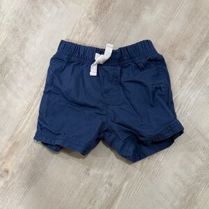 Carter's Dark Blue Kids Shorts with White Tie